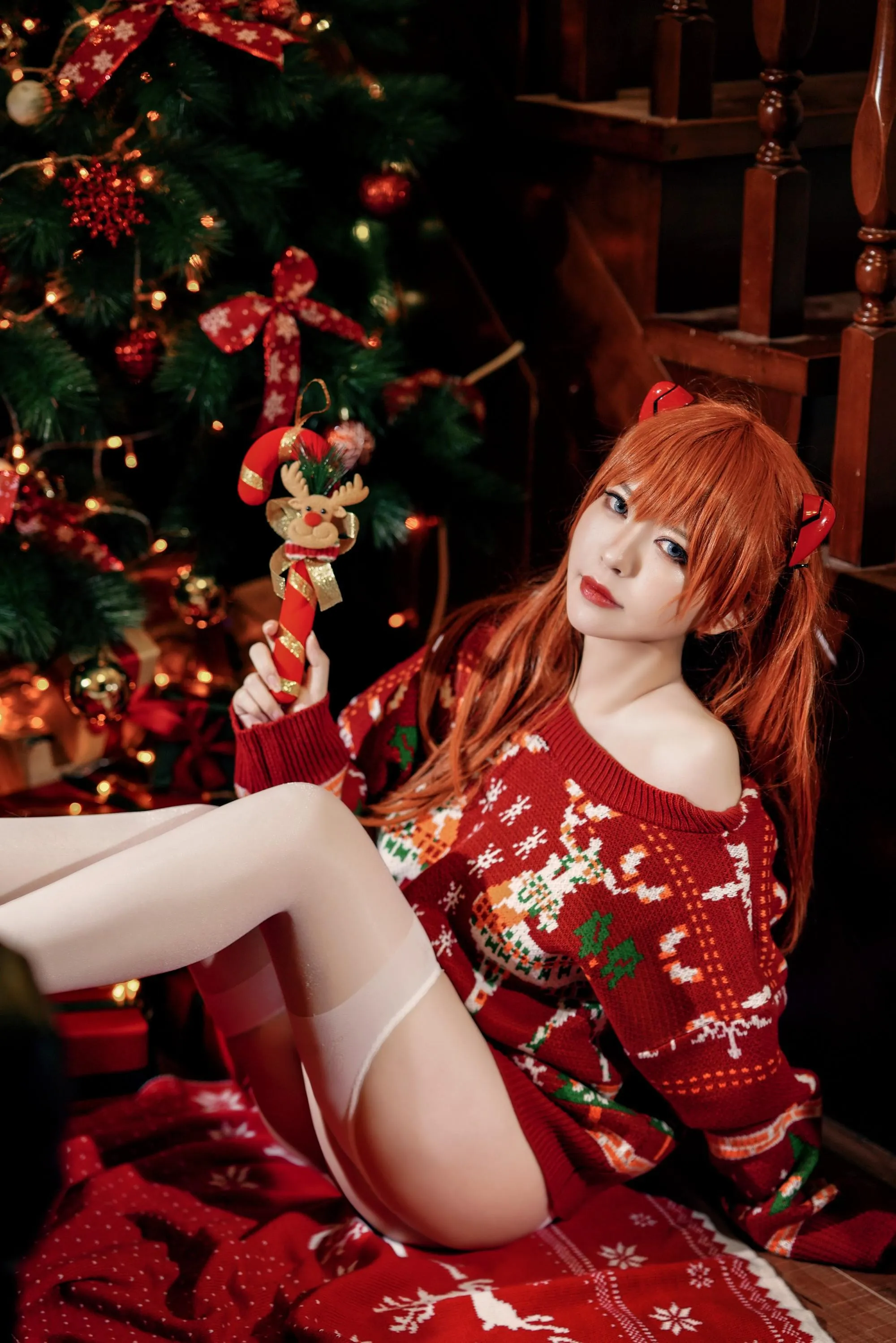 半半子 – NO.45 式波ー ASUKA Christmas [33P]插图2